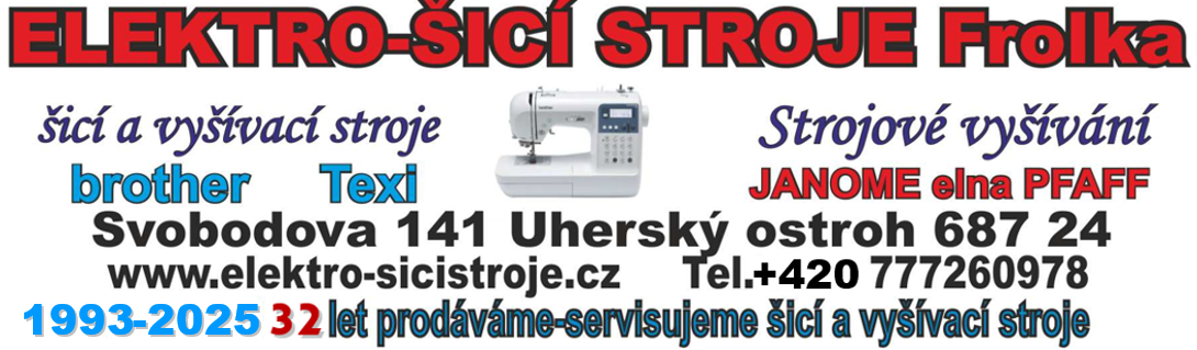 Elektro-šicí stroje Frolka